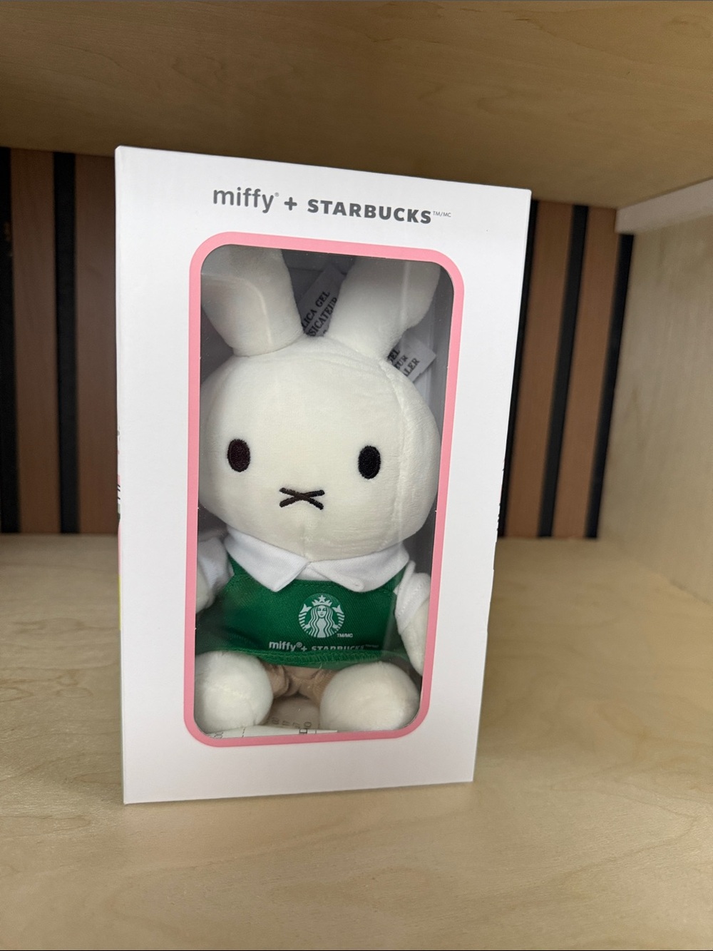 Starbucks x Miffy White Plush with Green Apron
